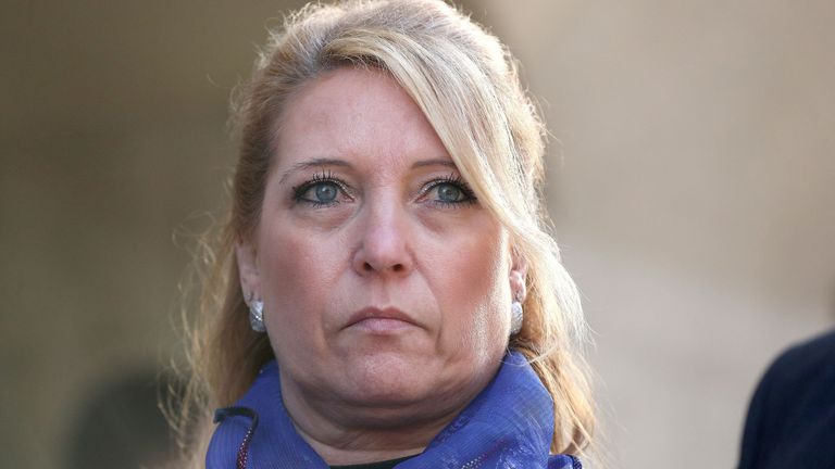 Denise Fergus, the mother of murdered toddler James Bulger, outside the Old Bailey in London, after one of his killers, Jon Venables, has been jailed at the Old Bailey for 40 months after he admitted having more than a thousand indecent images of children and a child abuse manual.