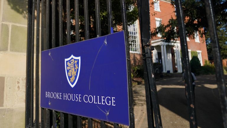 A view of the Brooke House College Football Academy in Market Harborough, Leicestershire, following the death of Duangpetch Promthep, one of the teenage boys who was rescued from a Thai cave in 2018. Picture date: Wednesday February 15, 2023.