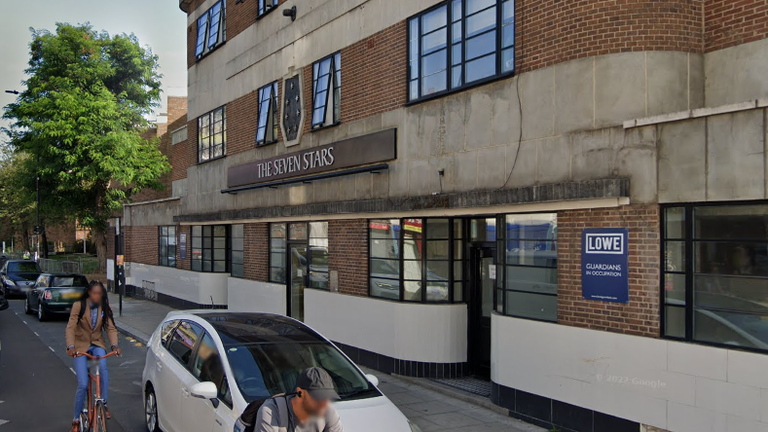 Mr Hands says he was approached in the Seven Stars pub in Fulham. Pic: Google Maps