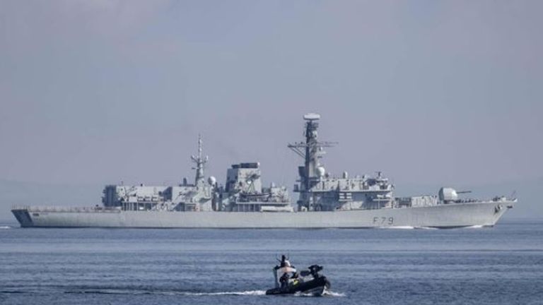 Royal Navy ship returns to base as 'precautionary measure' after water on board 'contaminated by mistake'