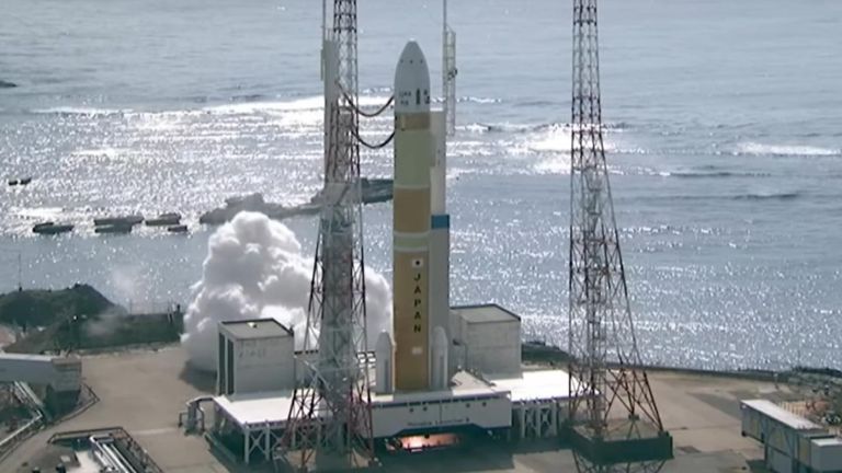 The Japan Aerospace Exploration Agency, JAXA, investigated after a rocket failed to launch from the launch pad.  The Tanegashima Space Center said the auxiliary rocket on the H3 did not ignite.