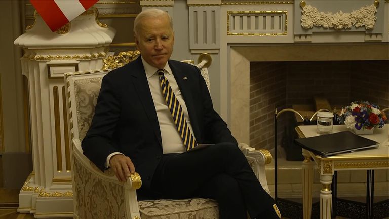 Joe Biden in Kyiv