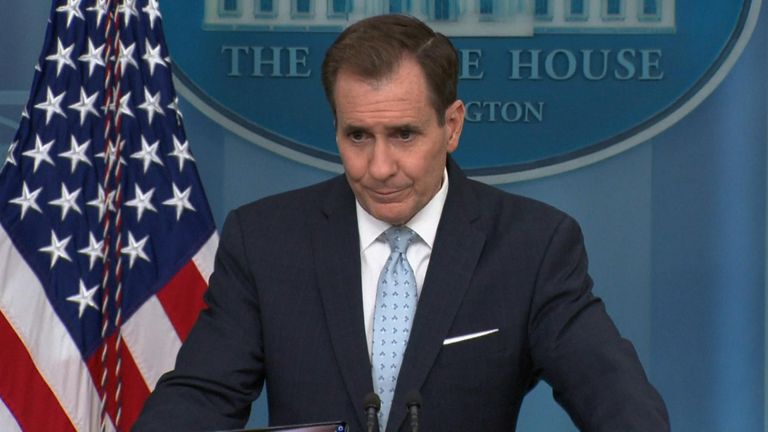 John Kirby says the US is 'not flying' surveillance balloons over China
