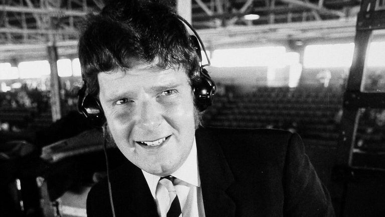 John Motson Match Of The Day 1970. Pic: BBC