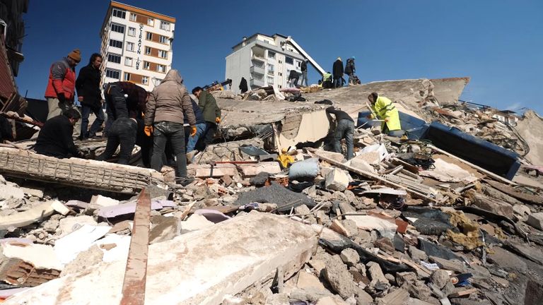 La destrucción en Kahramanmaraş es masiva