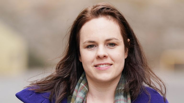 Scottish National Party leadership candidate Kate Forbes in Edinburgh after the recording of a television interview. Ms Forbes has said her campaign to replace Nicola Sturgeon as first minister is "absolutely not over" despite a backlash on her equal marriage views. She has received criticism from members of her own party after she said she would not have voted for same-sex marriage if she had been in office during the 2014 vote. Picture date: Wednesday October 26, 2022.