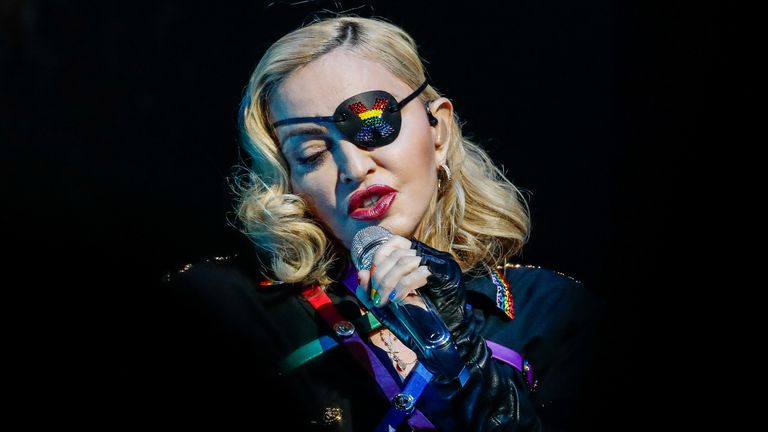Madonna has paid tribute to her brother, pictured here performing in 2019