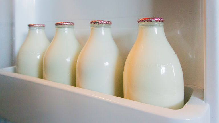 Semi-skimmed milk costs 46% more than last year (as of January 2023). Pic: iStock