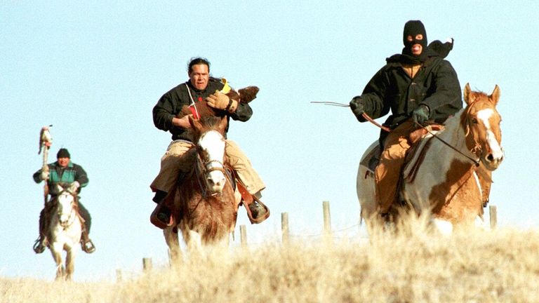 Dances With Wolves star Nathan Chasing Horse arrested on suspicion of  sexually assaulting young girls | US News | Sky News