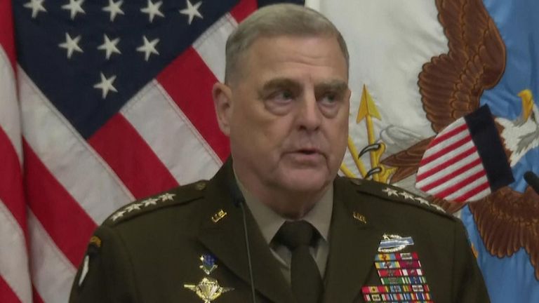 Chairman of the Joint Chiefs, General Mark Milley