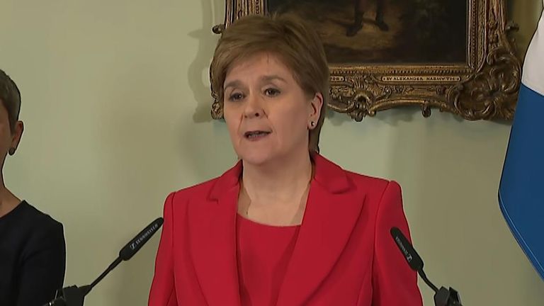 Nicola Sturgeon announces her intention to resign 