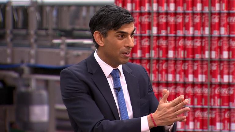 Rishi Sunak is asked how Northern Ireland can remain competitive on the global stage when it comes to business.