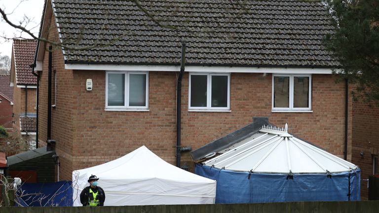 Police activity at a property in Troon Avenue in Dundee as the search for Bennylyn Burke continues. A 50-year-old man was arrested at a property in Troon Avenue, Dundee, on Friday in connection with the disappearance of Burke and her two-year-old daughter Jellica. Picture date: Tuesday March 9, 2021.