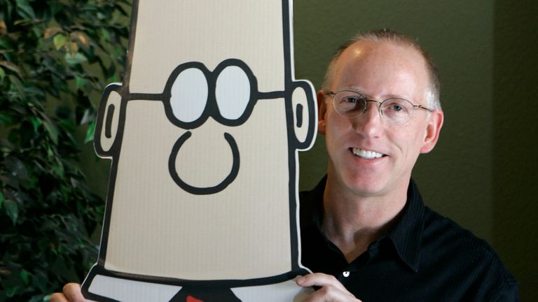 US publishers drop Dilbert office satire cartoon over 'racist' comments by  creator | Ents & Arts News | Sky News
