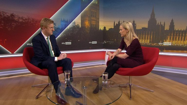 Sophy Ridge and Oliver Dowden
