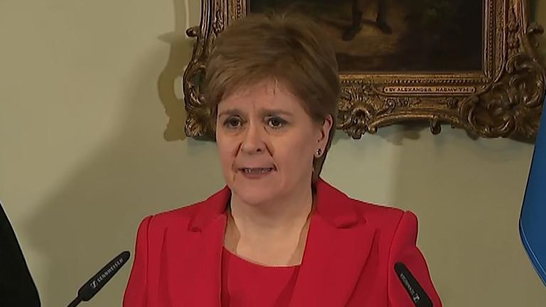 Sky&#39;s Scotland correspondent Connor Gillies asks Nicola Sturgeon if the issues around transgender prisoners, and self-identification were the &#39;straw that broke the camel&#39;s back&#39;. Ms Sturgeon says that no one issue caused her to resign.