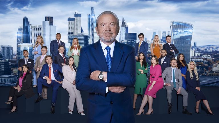 The Apprentice features candidates trying to win an investment from Lord Alan Sugar