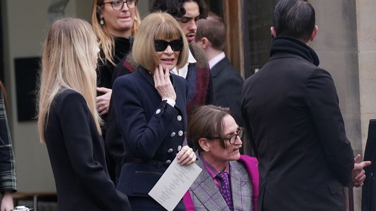 US Vogue editor-in-chief Dame Anna Wintour