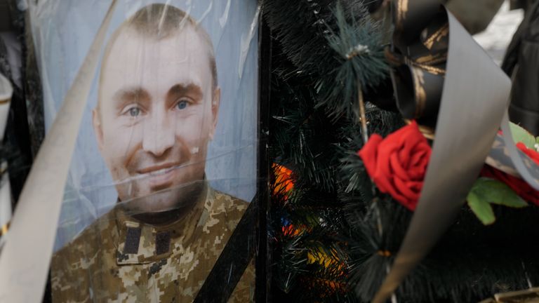 Ruslan, a tank commander, died in action last week