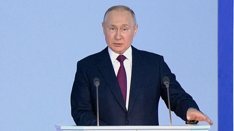 Vladimir Putin tells Russia they did not start the conflict in Ukraine