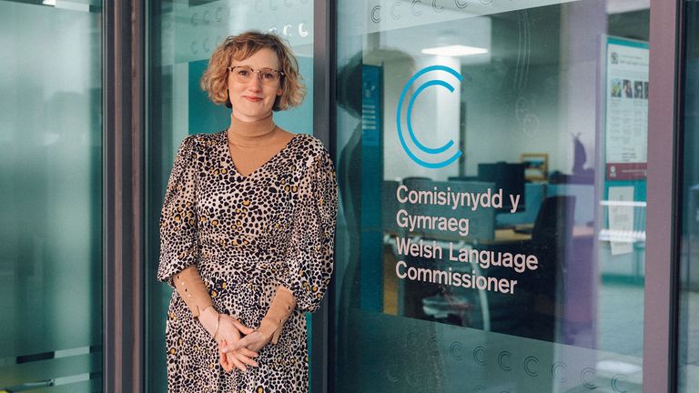 Welsh Language Commissioner, Efa Gruffudd Jones, who started in her role in January 2023.  Pic: Welsh Language Commissioner
