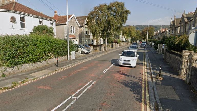 The elderly suspect lives in Ashcombe Road, Weston-super-Mare. Pics: Google Maps