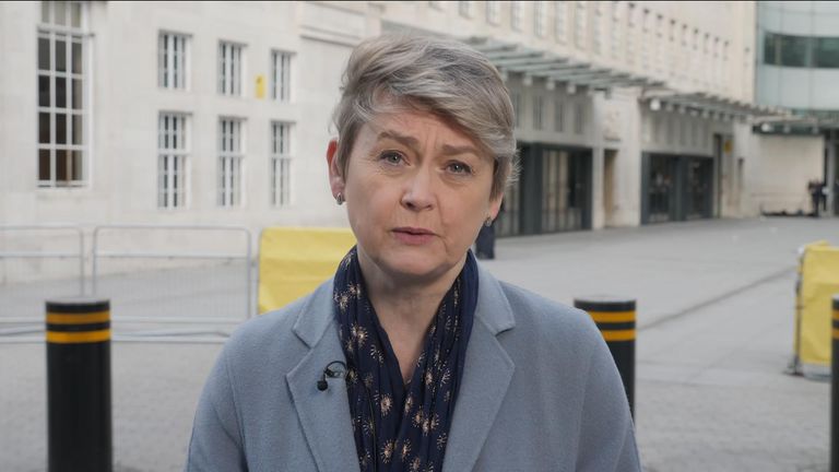 Northern Ireland Deal Yvette Cooper Says Labour Will Provide   Skynews Yvette Cooper Sros 6062655 