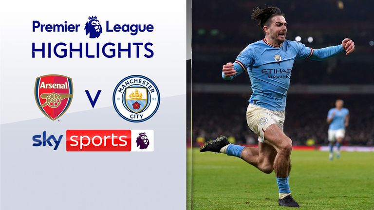 Arsenal 1-3 Manchester City League highlights | Video | Watch TV Show Sky Sports