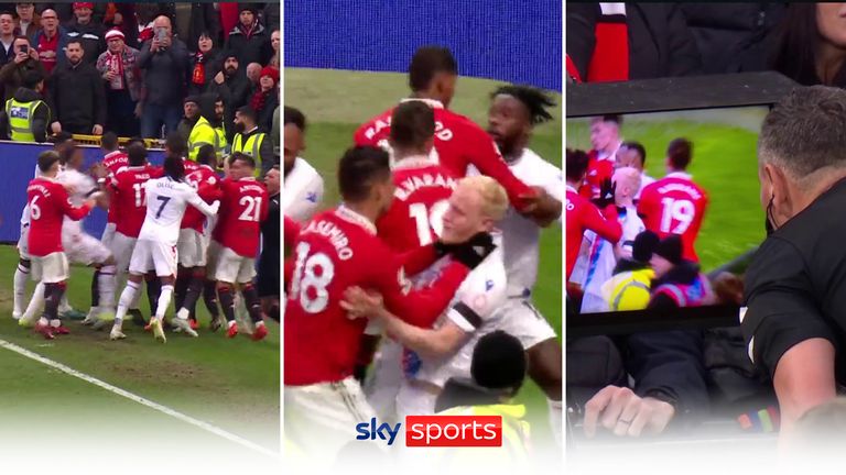 Casemiro sending off: Should there have been more red cards in Manchester Utd-Crystal Palace melee? 
