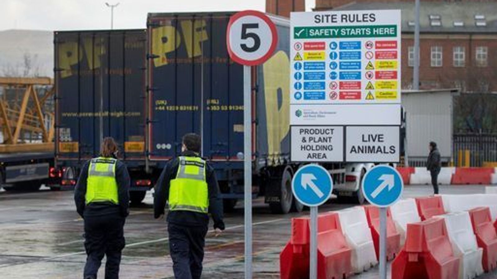 Post-Brexit checks on goods between Britain and Northern Ireland set to end under new plans
