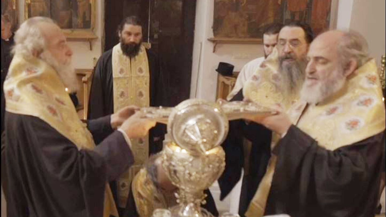 Holy oil to anoint King Charles III at his coronation is consecrated in Jerusalem