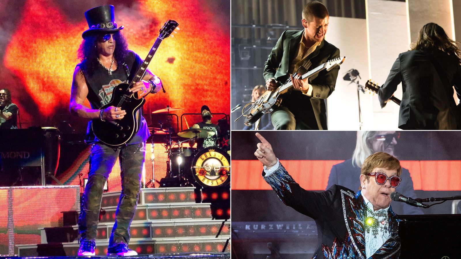 Glastonbury Festival 2023: Arctic Monkeys and Guns N' Roses join Sir Elton John as headliners