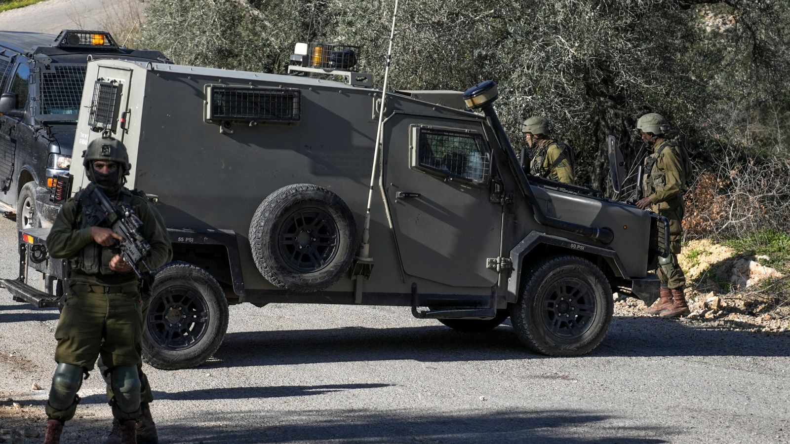 Israel says three Palestinian gunmen shot dead after opening fire on soldiers in West Bank