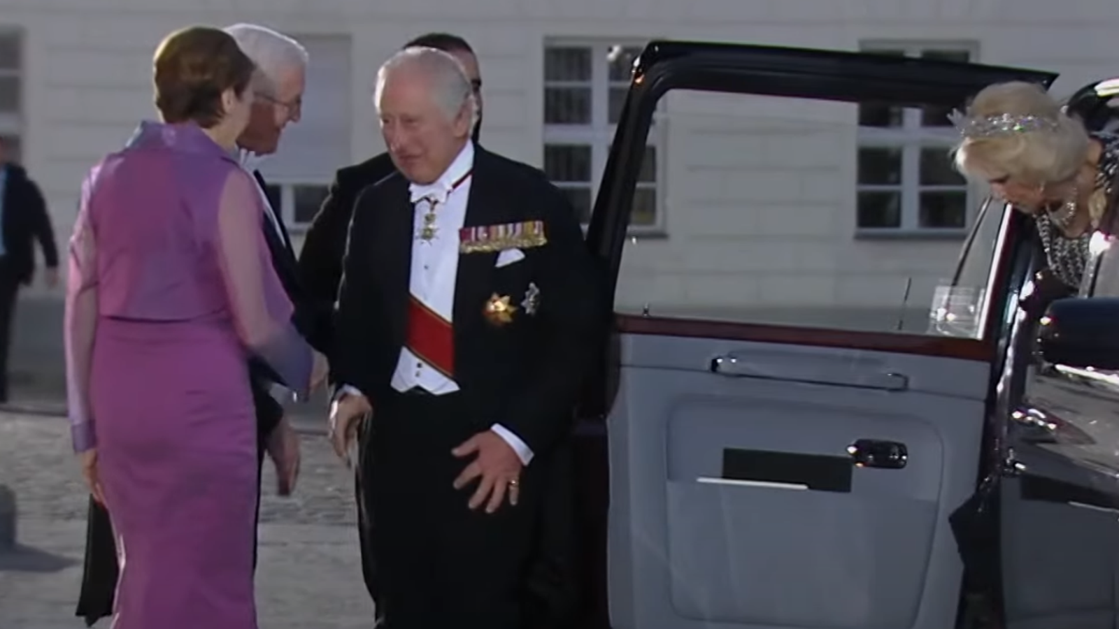 King Charles attends welcome ceremony in Germany | UK News | Sky News