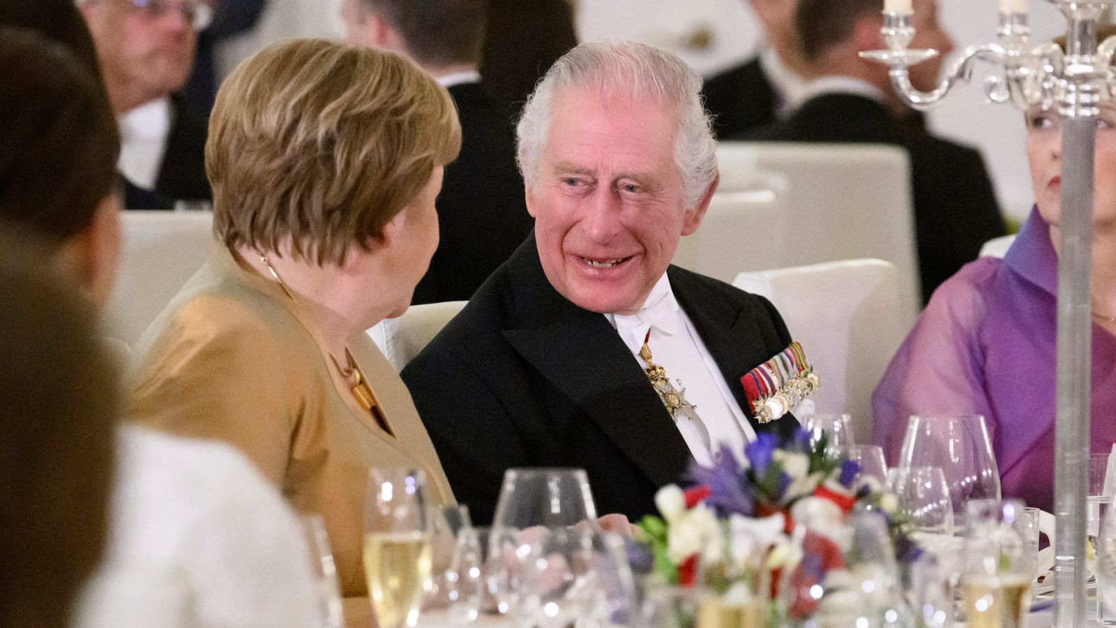 King pledges to 'strengthen connections' between UK and Germany in state banquet speech