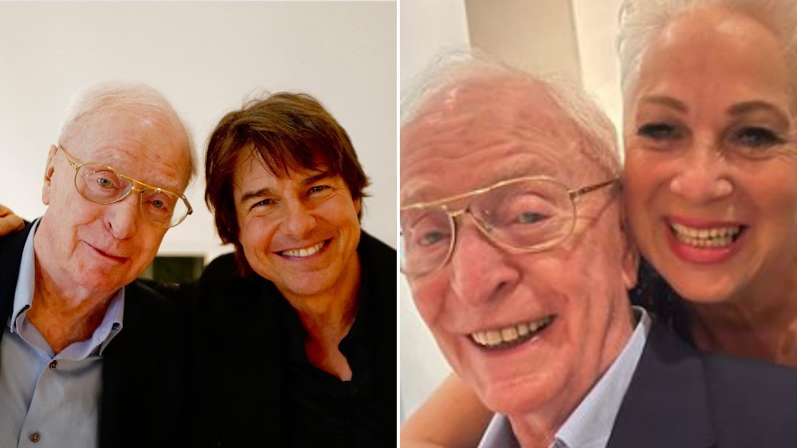 Sir Michael Caine celebrates 90th birthday with Tom Cruise and Loose Women's Denise Welch