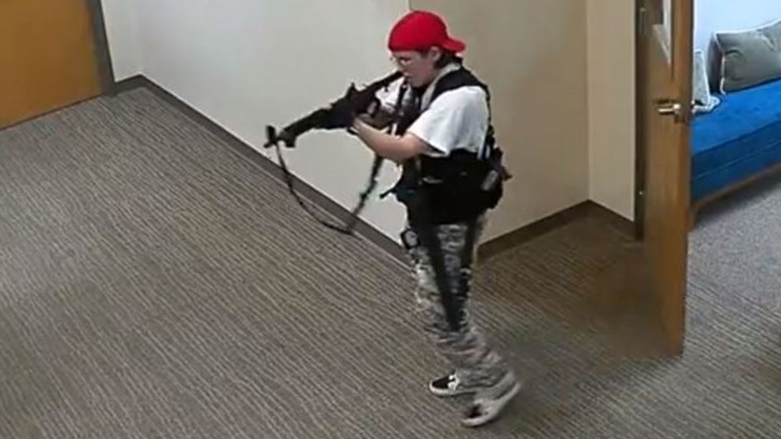 Video of Nashville school killer entering building released by police 