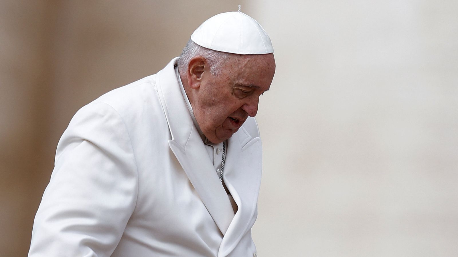 Pope Francis 'improving' after first night in hospital with respiratory infection