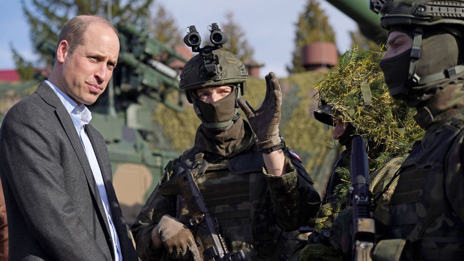 Prince William makes secret visit to Polish and British troops near Ukraine border