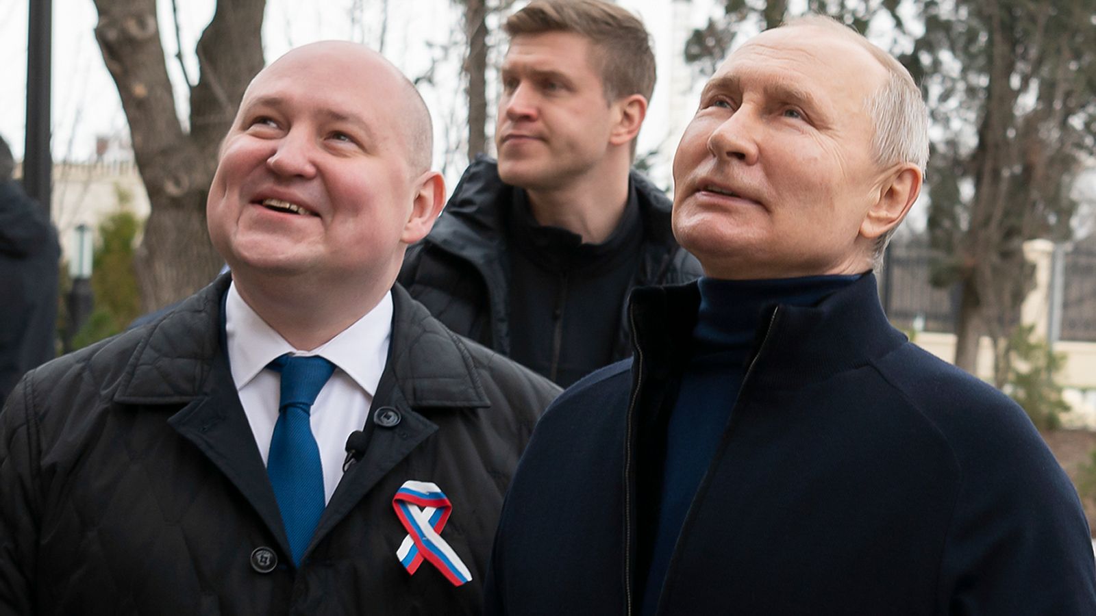 Putin in Crimea to mark nine years since annexation - a day after war crimes arrest warrant