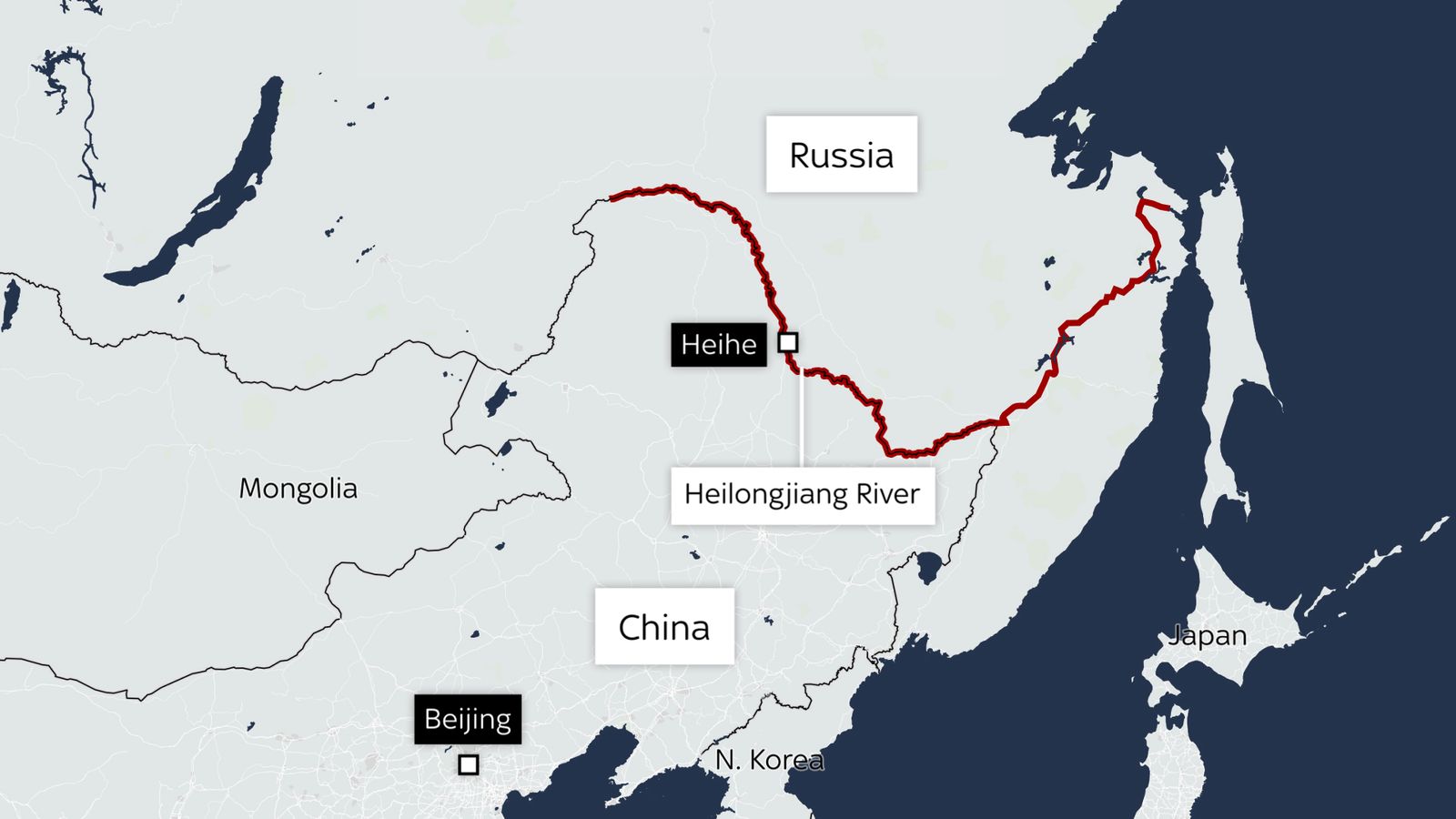 The China-Russia Border City Of Heihe Where Harmony Lies | World News ...