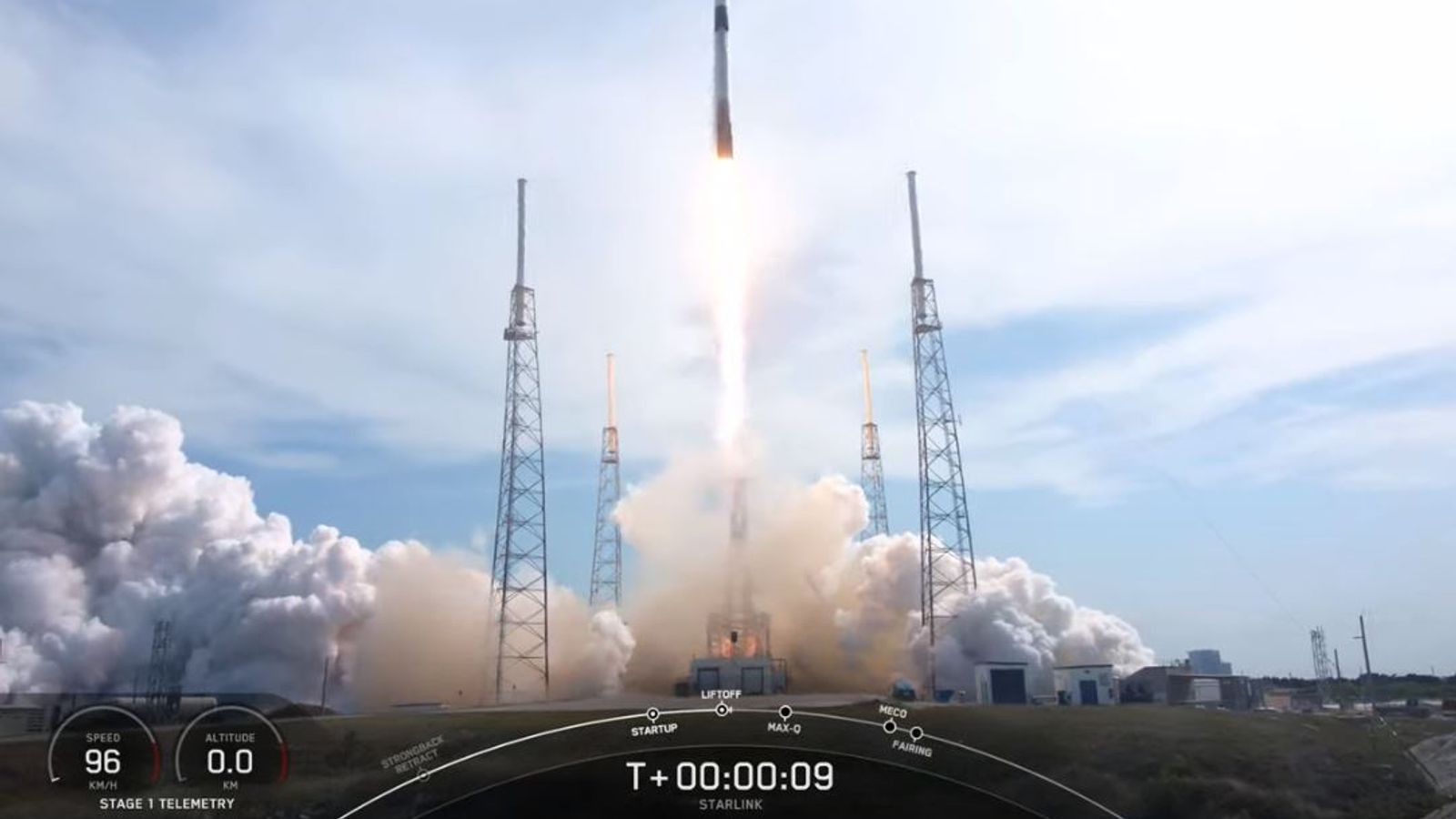 Watch live Rocket launch takes 56 Starlink satellites into orbit
