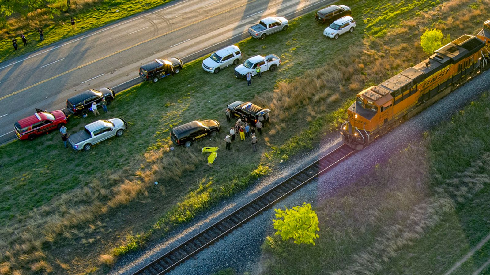 Texas freight train deaths Two people 'suffocate' and several are