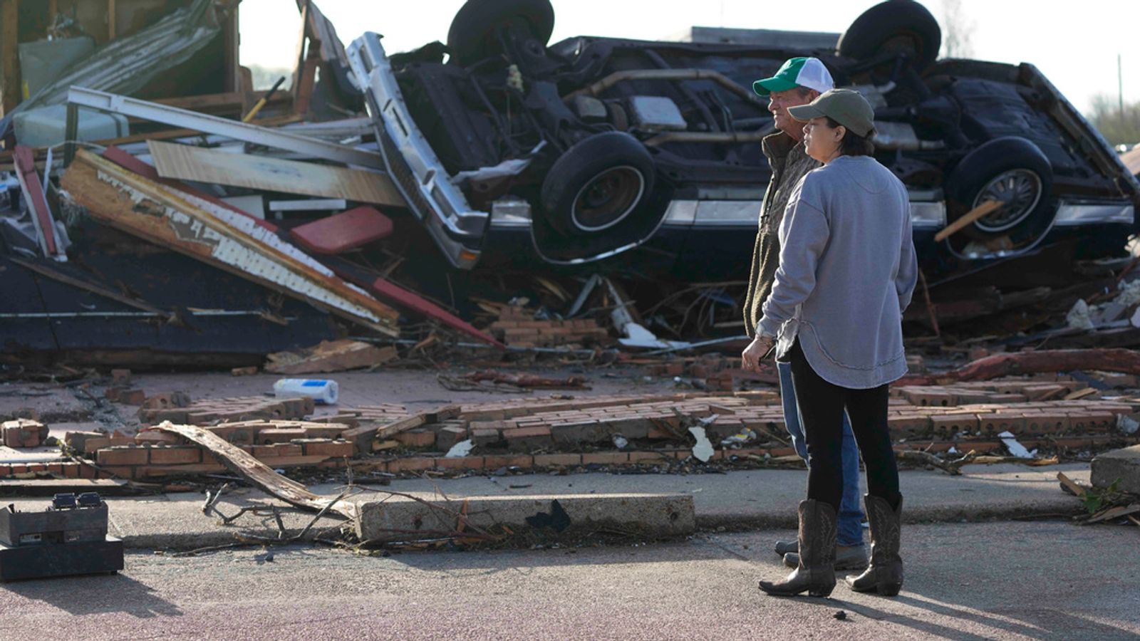 US tornado: From clinging to carpet to hiding in a fridge as roof is torn off - the most unlikely tales of survival from pulverised Mississippi town