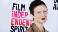 Andrea Riseborough pictured at the Film Independent Spirit Awards on Saturday 4 March in Santa Monica, California. Pic: Jordan Strauss/Invision/AP