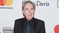 Andrew Lloyd Webber arrives at the 2018 Pre-Grammy Gala And Salute To Industry Icons at Sheraton New York Times Square Hotel on Saturday, Jan. 27, 2018, in New York. (Photo by Evan Agostini]/Invision/AP)