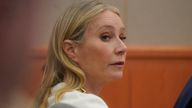 Gwyneth Paltrow in court. Pic: AP