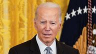 U.S. President Joe Biden delivers remarks during a reception celebrating Nowruz in the East Room at the White House in Washington, U.S., March 20, 2023. REUTERS/Kevin Lamarque