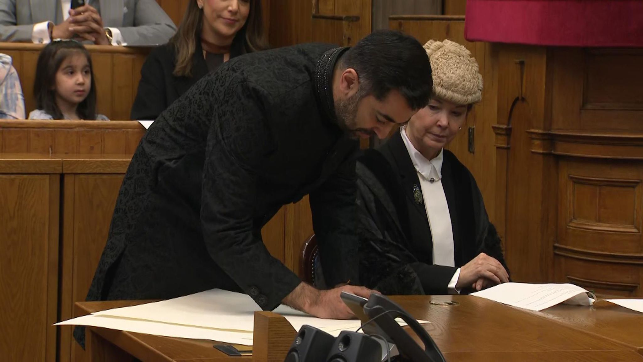 Humza Yousaf Sworn In As Scotland's First Minister At Court Of Session ...