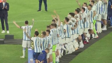 Messi mania! Argentina celebrate WC triumph on international return